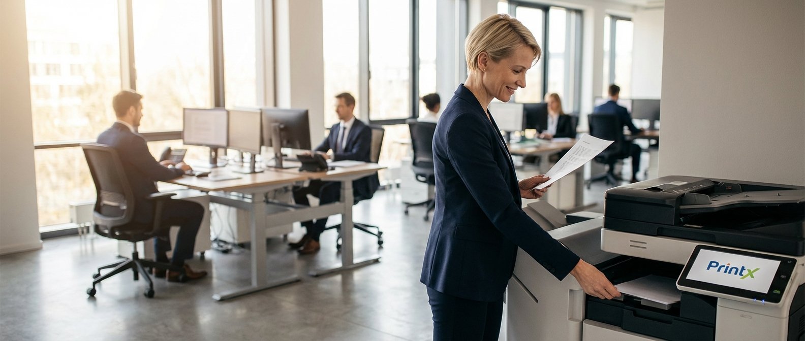 Printix cloud print management platform deployed in a modern Australian office