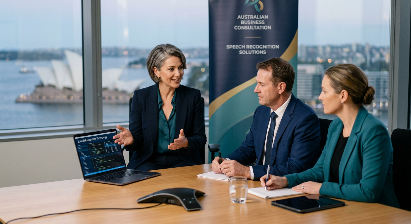 Professional Australian business consultation, speech recognition technology discussion, trusted expert advisor