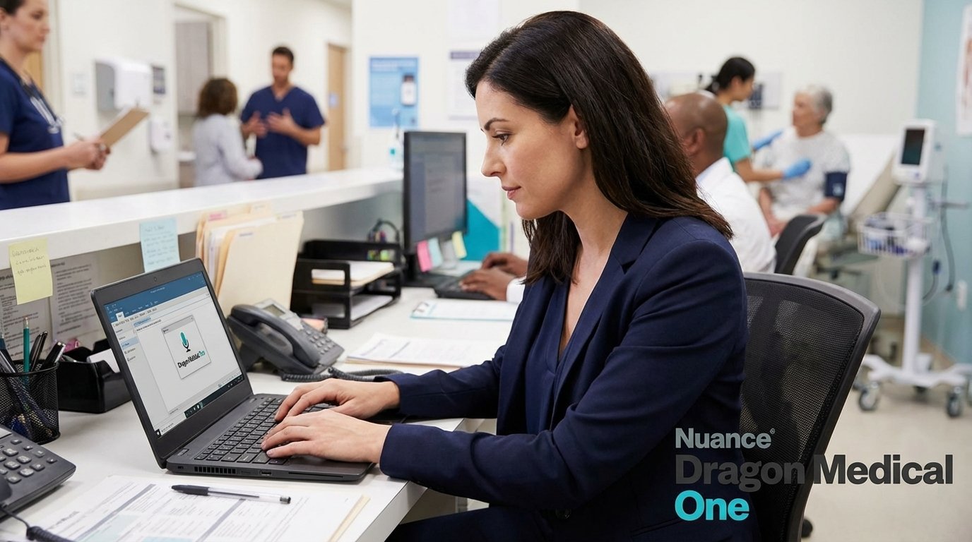 Dragon Medical One Australia - clinical documentation workflow for medical practices