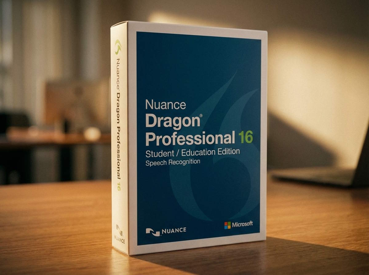 Dragon Professional 16 Student Edition speech recognition software for Australian students and educators