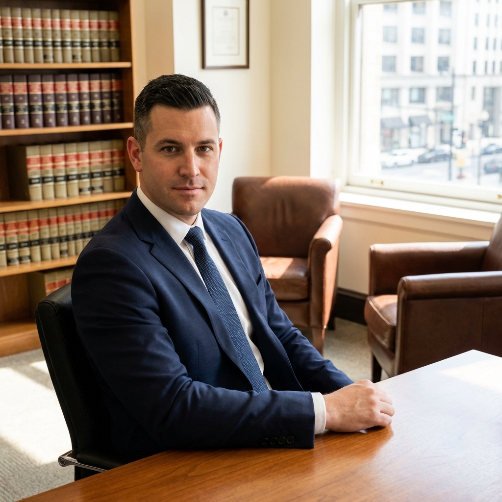 Lawyer using voice dictation software in an Australian law firm